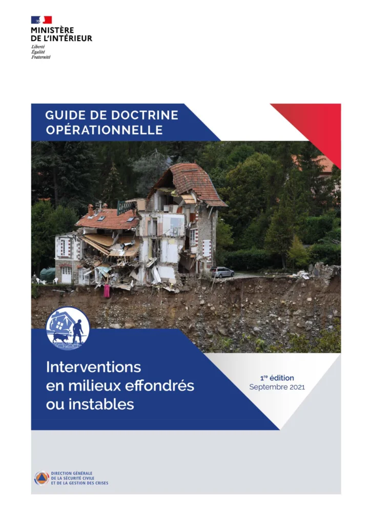 GDO interventions en milieux effondrés ou instables