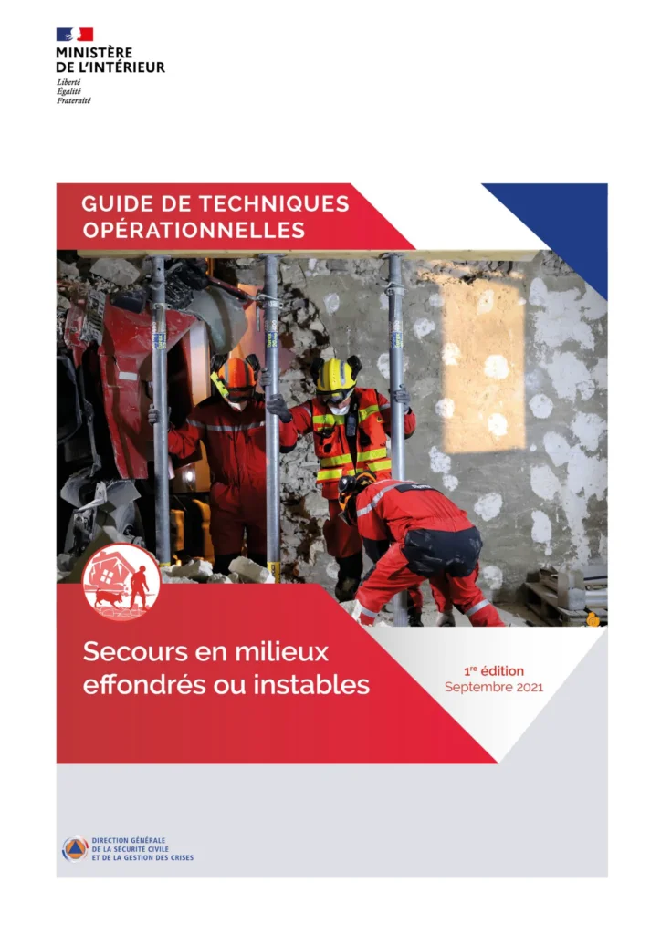 GTO secours en milieux effondrés ou instables