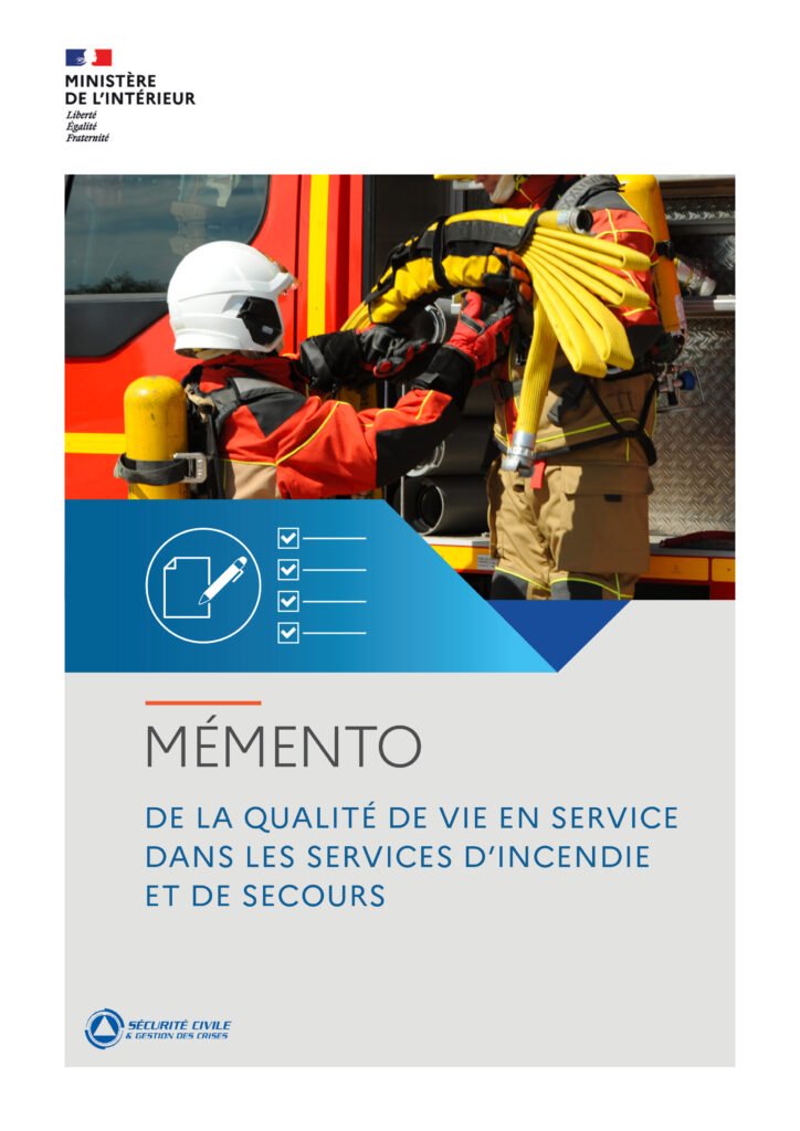 mémento de la qualité de vie en service dans les services d'incendie et de secours 1