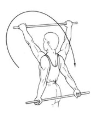 Mobilité épaules avec bâton 