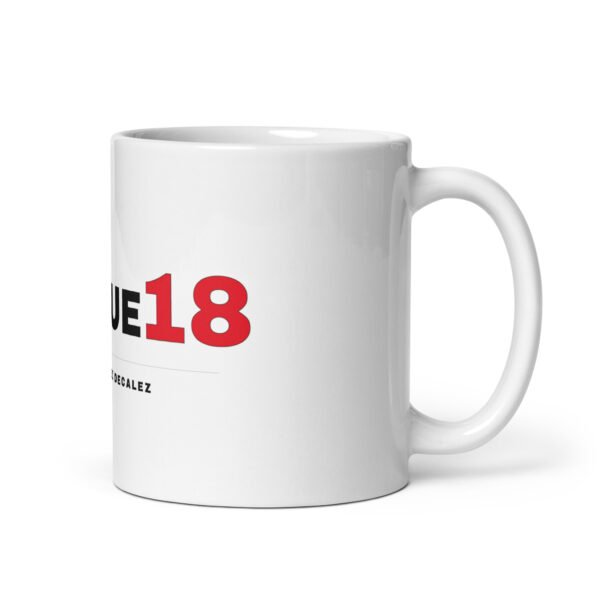 mug blanc brillant rescue 18