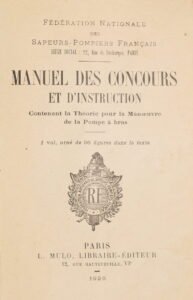 règlement imprimé de la fédération nationale des sapeurs pompiers de france